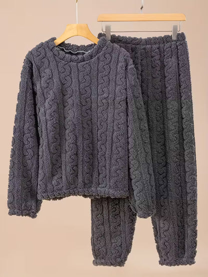 [100451] ふわふわ長袖パジャマセット