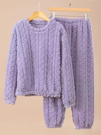 [100451] ふわふわ長袖パジャマセット