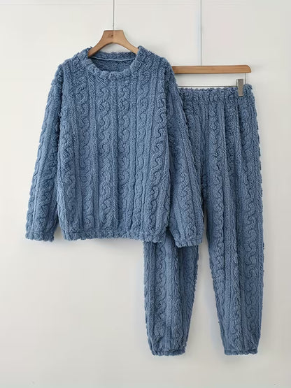 [100451] ふわふわ長袖パジャマセット