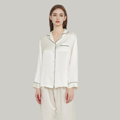 [100473] 長袖パジャマセット - お気に入りの色が選べる