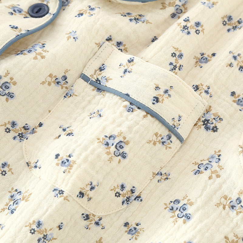 [100459] 花柄パジャマセット