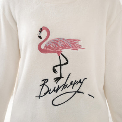 [100461]フラミンゴ柄のパジャマセット