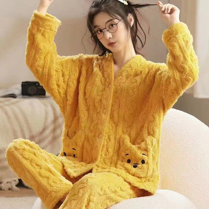 [100453] コーラルフリースパジャマセット