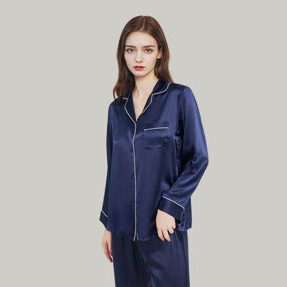 [100473] 長袖パジャマセット - お気に入りの色が選べる