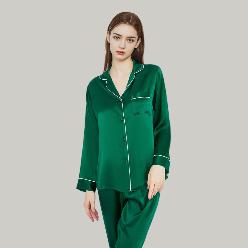 [100473] 長袖パジャマセット - お気に入りの色が選べる