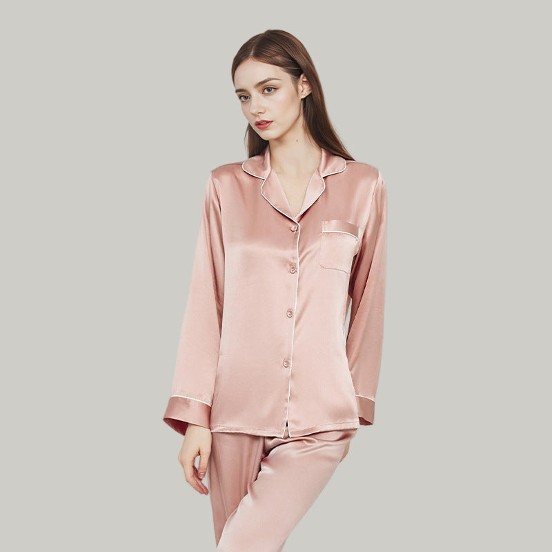 [100473] 長袖パジャマセット - お気に入りの色が選べる